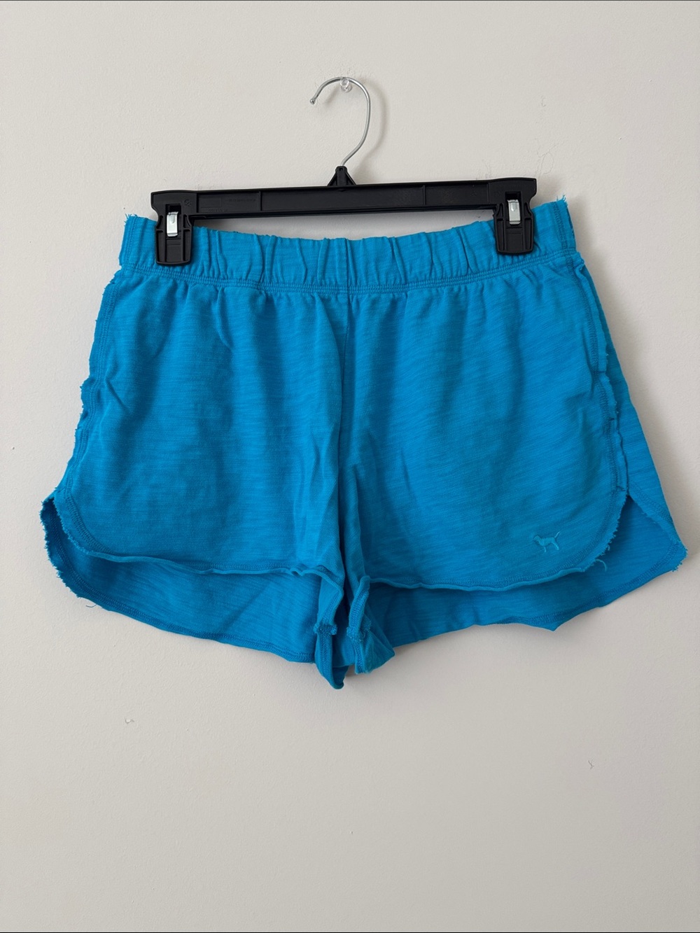 Victoria Secret PINK Womenβs Blue Lightweight Drawstring Shorts